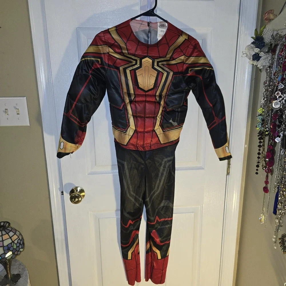 Jazwares Marvel SPIDER-MAN Integrated Light-Up Child Large Costume Jumpsuit Only